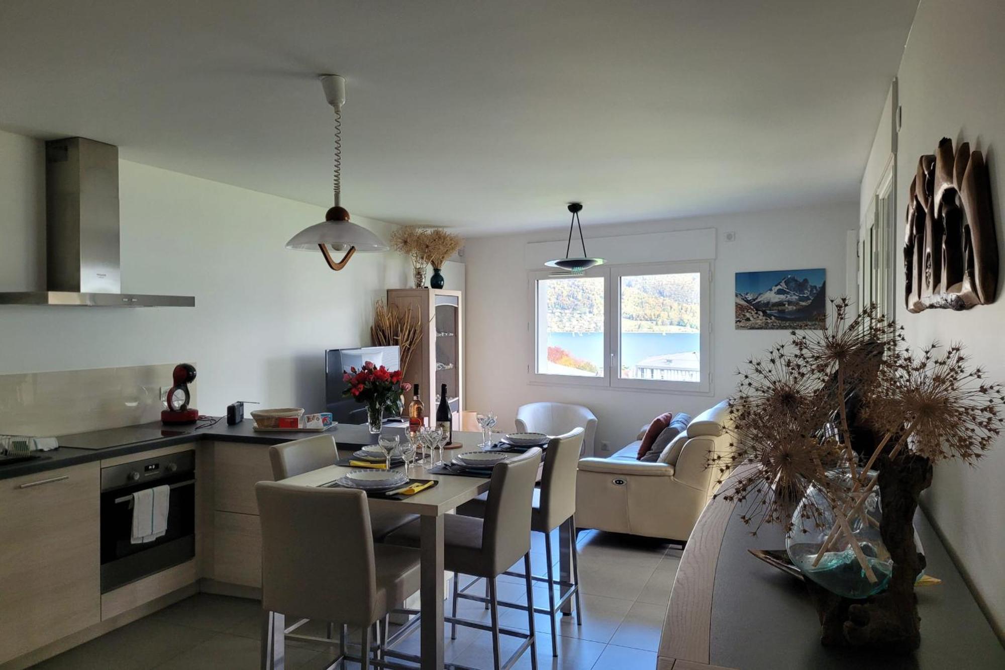 Le Tableau Du Lac 507 - 2 Bedrooms Apartment With Lake View Terrace Annecy Exteriör bild